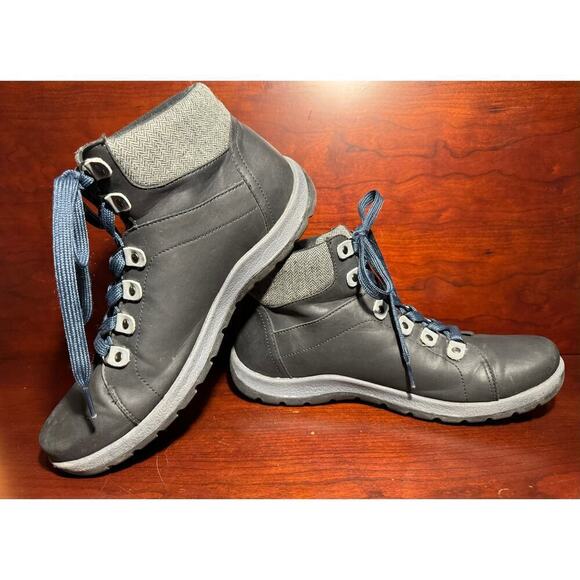 Eastland Women's Size 10 M Black Bethanie Ankle Boot W/ Tweed Knit Padded Collar - Picture 4 of 10